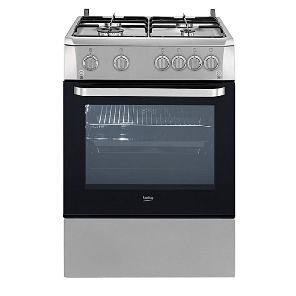 Cuisinière avec Tourne Broche et Grille - FSGT62111GXL - 4 Feux - Inox