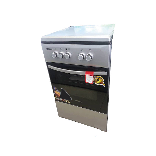 Cuisinière - Tecnolux - 4 feux - 50x50 - Inox - Tourne broche